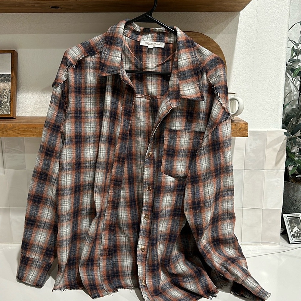 Nectar Clothing Women’s Button Down Flannel